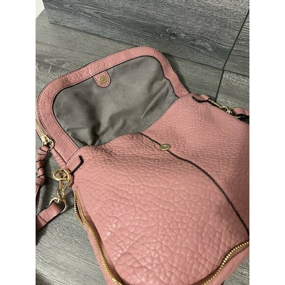 Vince Camuto Large Lamb Leather Crossbody Bag - Ida pink - Picture 4 of 8